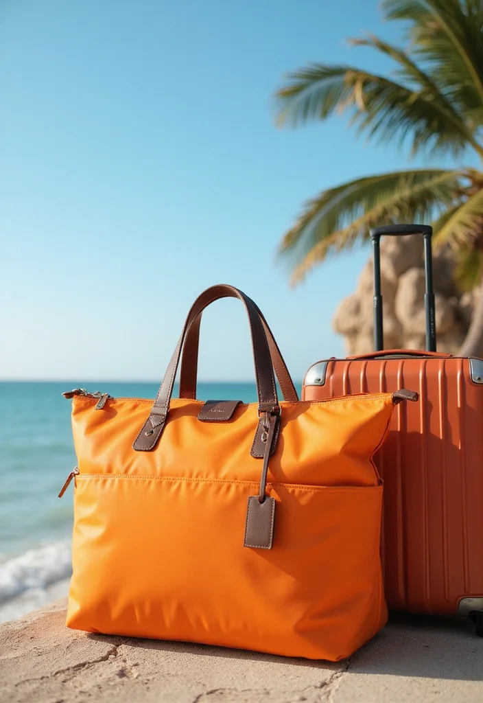 27 Chic Crochet Bag Patterns: Free Designs to DIY Quickly - 27. Travel-Friendly Folding Bag