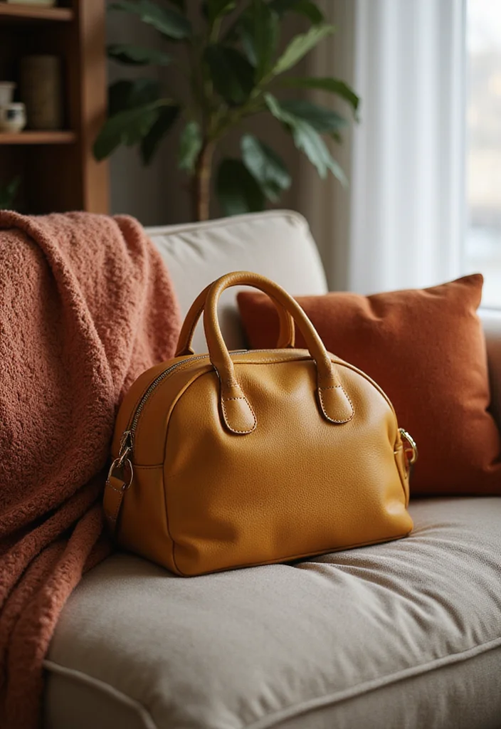 27 Chic Crochet Bag Patterns: Free Designs to DIY Quickly - 7. Cozy Round Bag