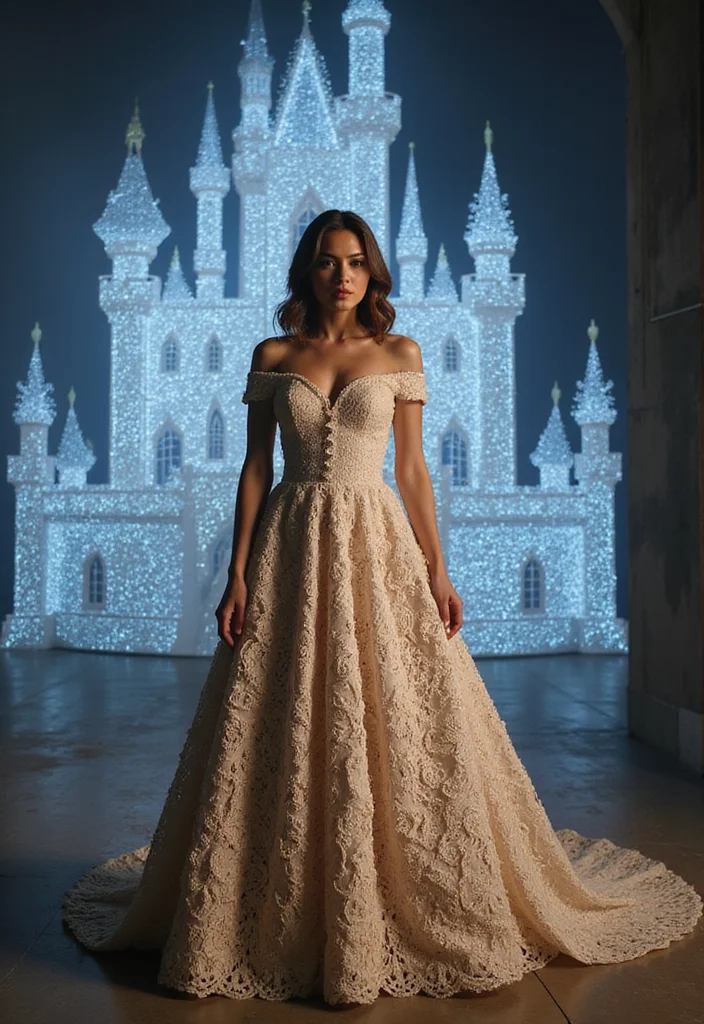 27 Creative Crochet Doll Clothes Free Pattern Collections Kids Adore - 8. Elegant Ball Gown