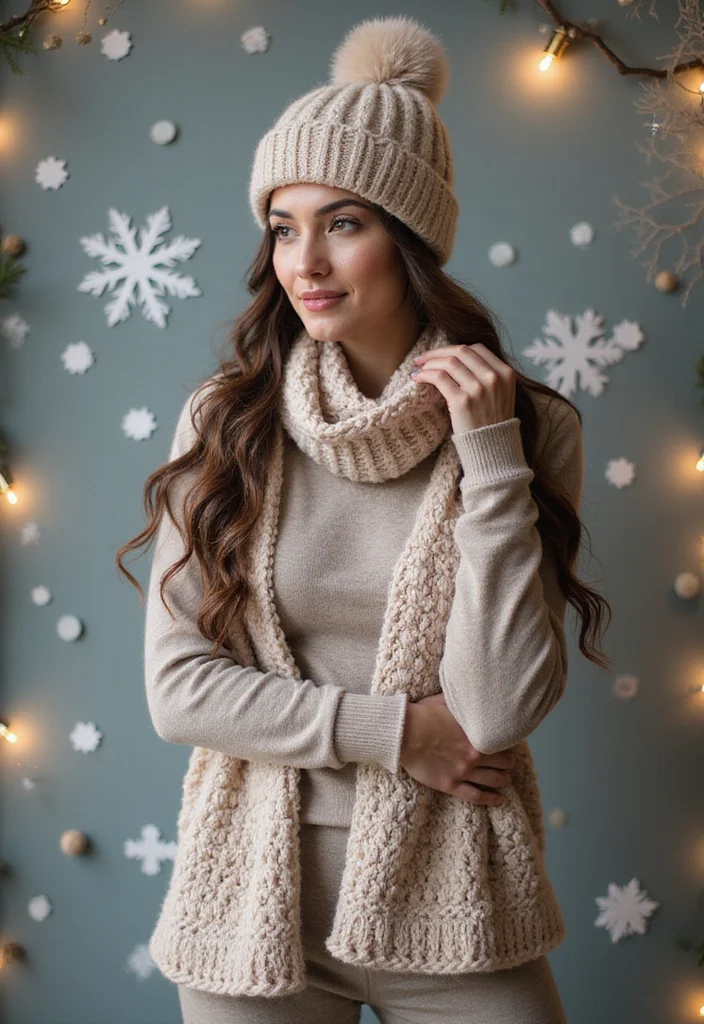 27 Creative Crochet Doll Clothes Free Pattern Collections Kids Adore - 9. Cozy Scarf and Hat Set