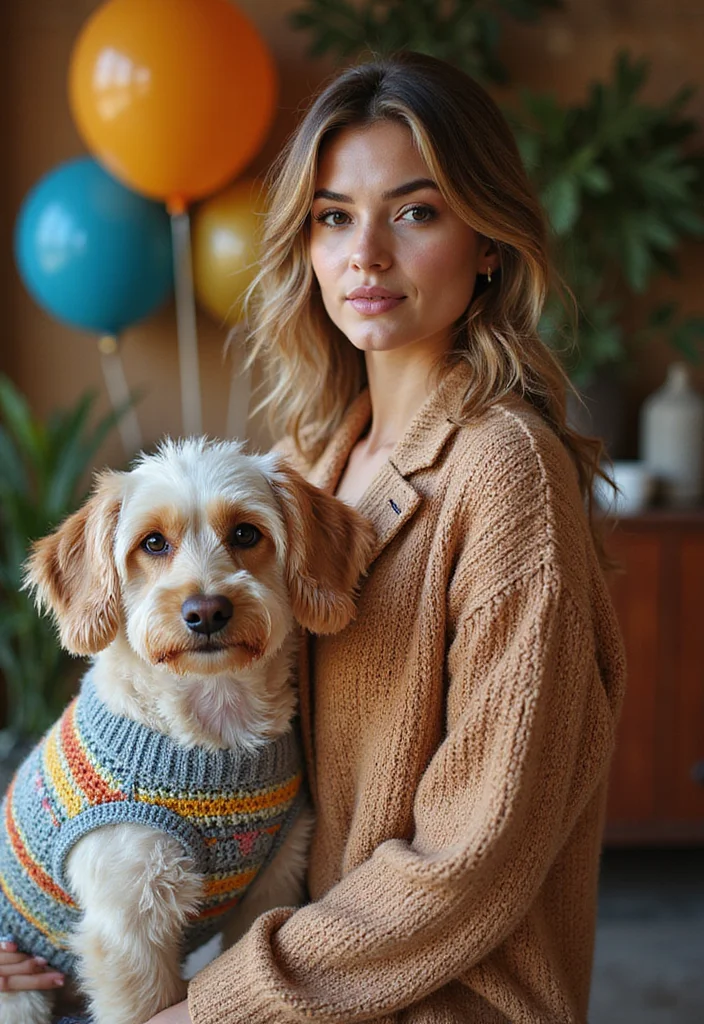 27 Cute Crochet Dog Sweater Free Pattern Projects for Your Pup - 10. Modern Fringe Sweater