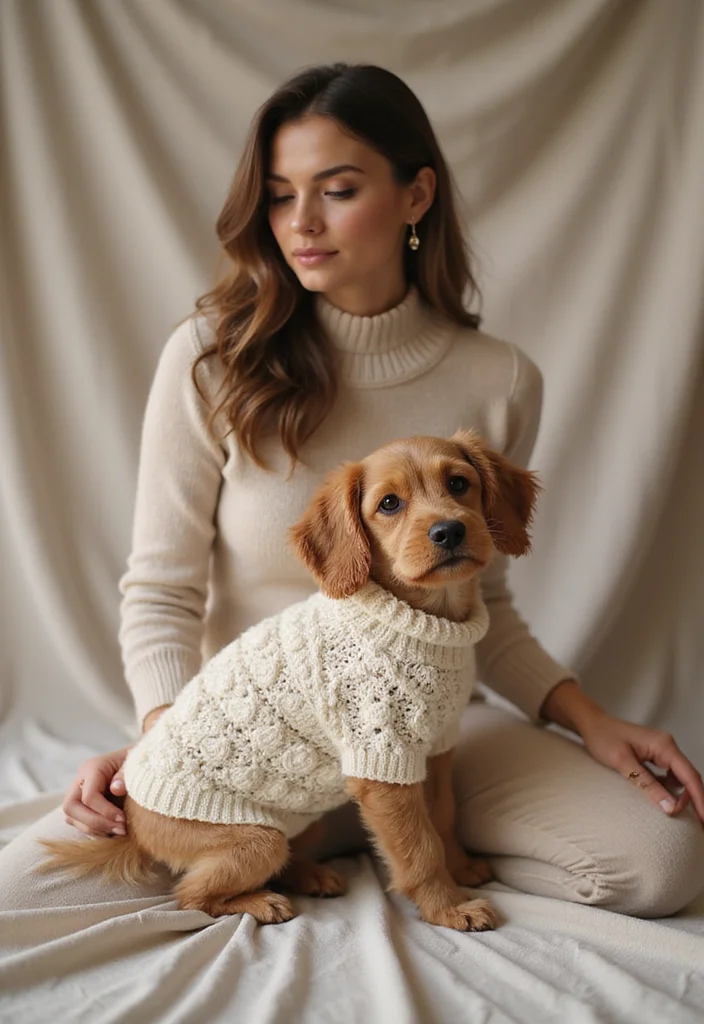 27 Cute Crochet Dog Sweater Free Pattern Projects for Your Pup - 8. Shell Stitch Sweater
