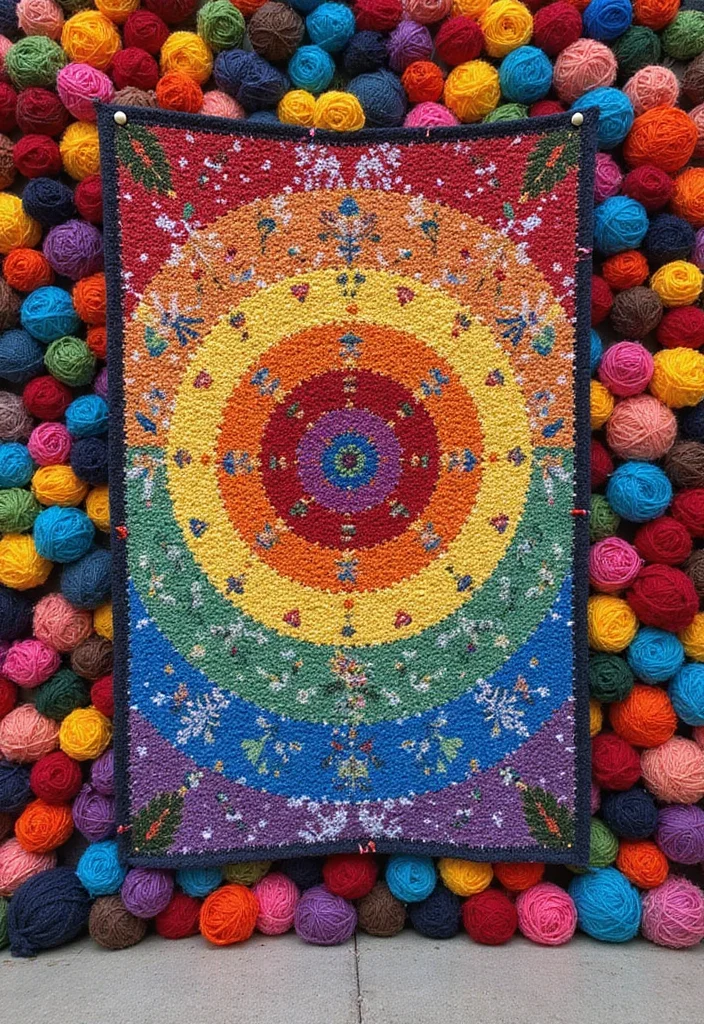 27 Easy Crochet Baby Blanket Free Pattern Designs to Make This Weekend - 22. Mosaic Blanket