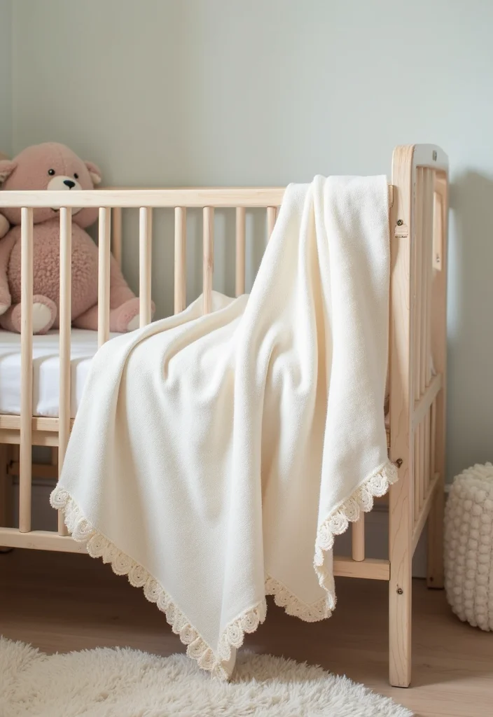 27 Easy Crochet Baby Blanket Free Pattern Designs to Make This Weekend - 26. Shell Border Baby Blanket