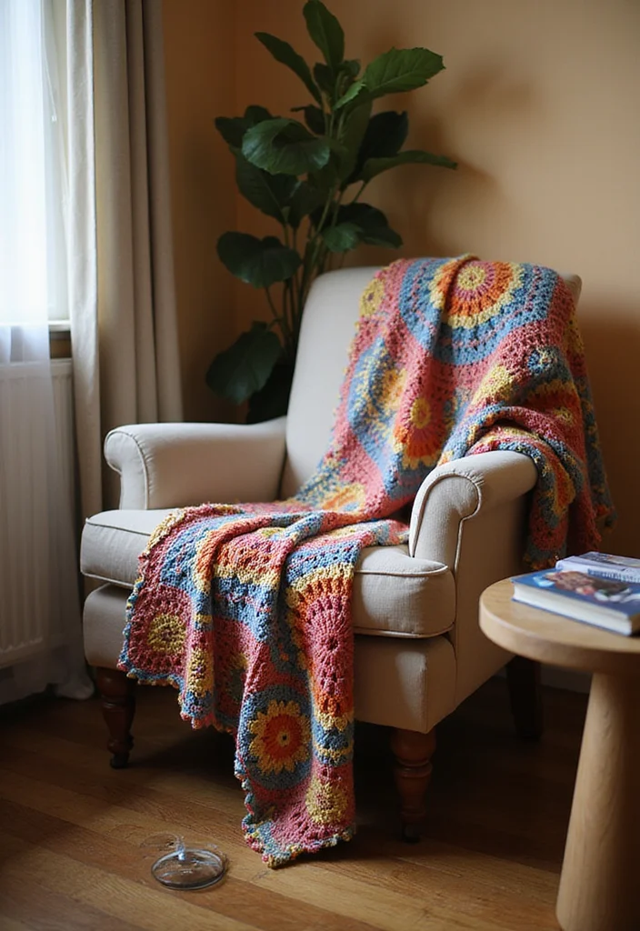 27 Fun Ideas on What to Crochet When Bored (Quick & Cute) - 2. Cozy Crochet Throw Blanket