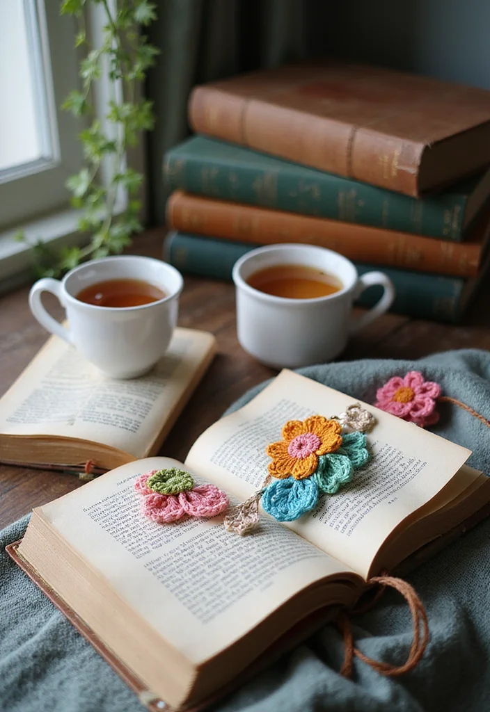 27 Fun Ideas on What to Crochet When Bored (Quick & Cute) - 23. Creative Crochet Bookmarks