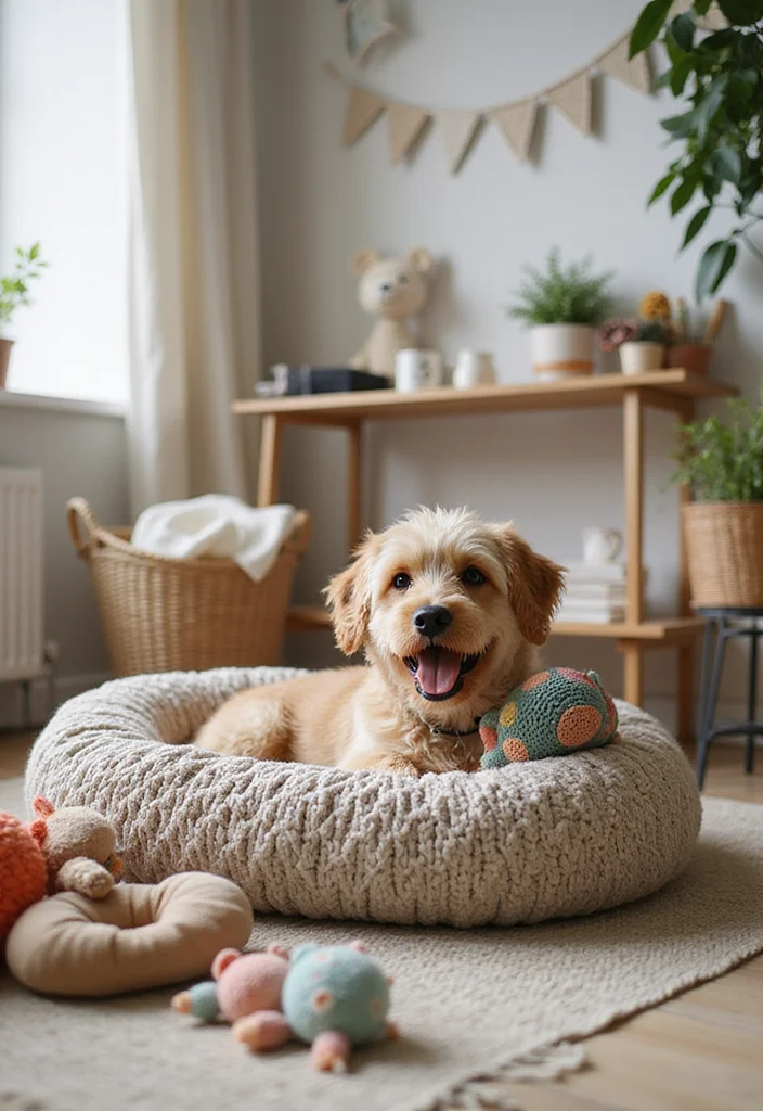 27 Fun Ideas on What to Crochet When Bored (Quick & Cute) - 27. Cozy Crochet Pet Accessories