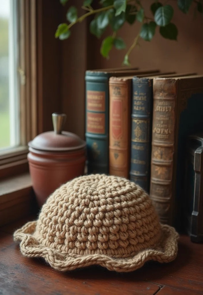 27 Simple Crochet Beanie Pattern Free Ideas Anyone Can Make - 11. Vintage Inspired Beanie