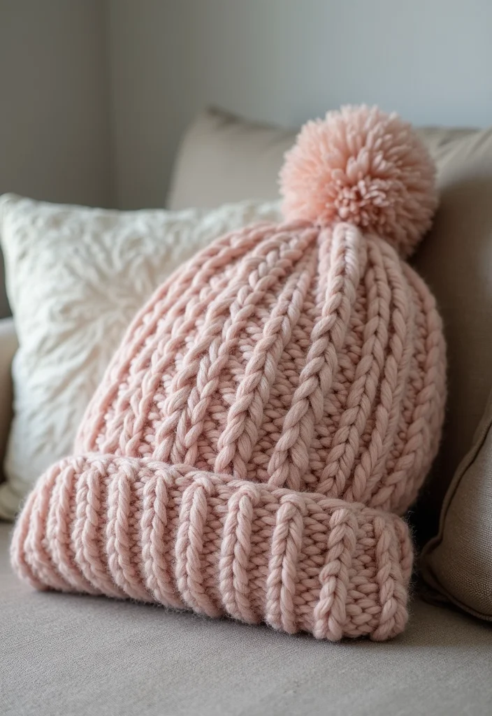 27 Simple Crochet Beanie Pattern Free Ideas Anyone Can Make - 14. Oversized Beanie