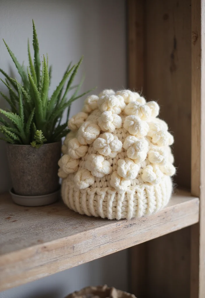 27 Simple Crochet Beanie Pattern Free Ideas Anyone Can Make - 5. Textured Popcorn Beanie