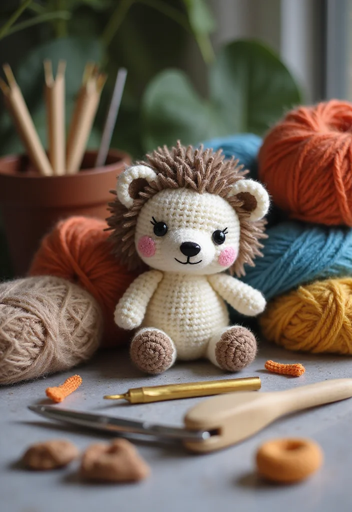 28 Adorable Crochet Amigurumi Free Patterns Kids Will Love - 11. Cute Hedgehog