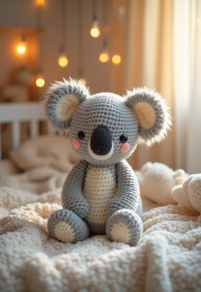 28 Adorable Crochet Amigurumi Free Patterns Kids Will Love - 24. Cozy Koala