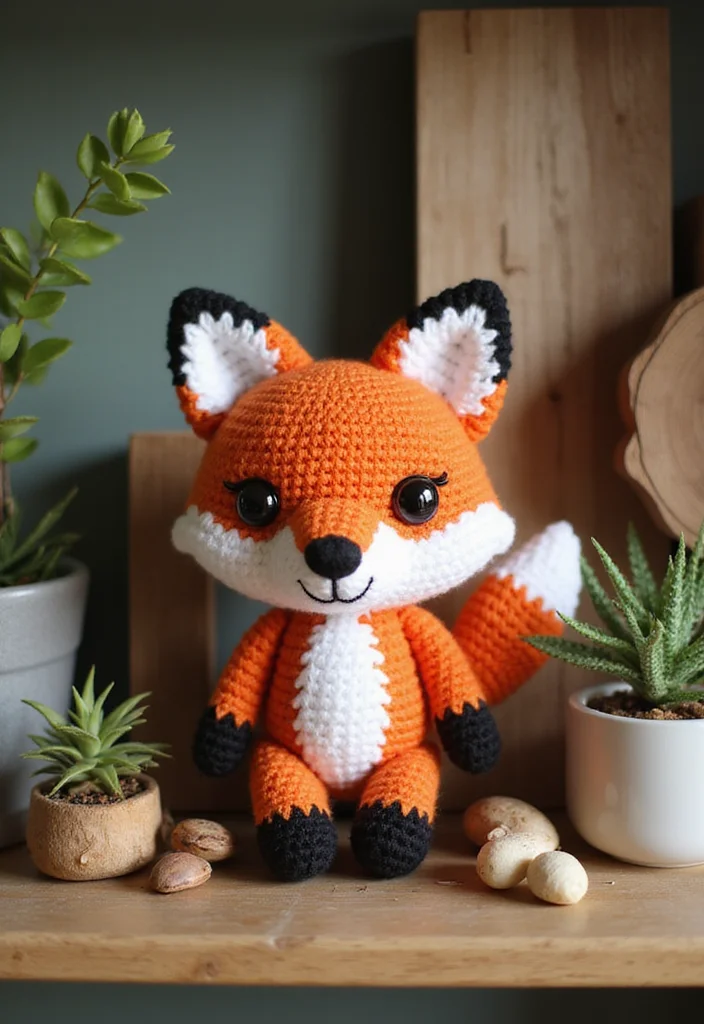 28 Adorable Crochet Amigurumi Free Patterns Kids Will Love - 5. Funky Fox