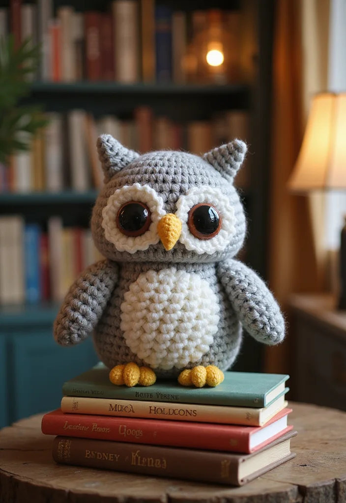 28 Adorable Crochet Amigurumi Free Patterns Kids Will Love - 6. Charming Owl