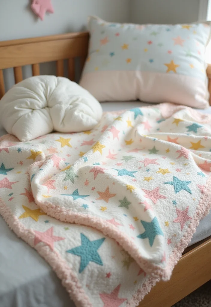 28 Adorable Crochet Baby Blanket Free Pattern Ideas for New Moms - 14. Star Stitch Blanket