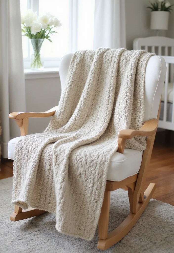 28 Adorable Crochet Baby Blanket Free Pattern Ideas for New Moms - 2. Ripple Stitch Baby Blanket