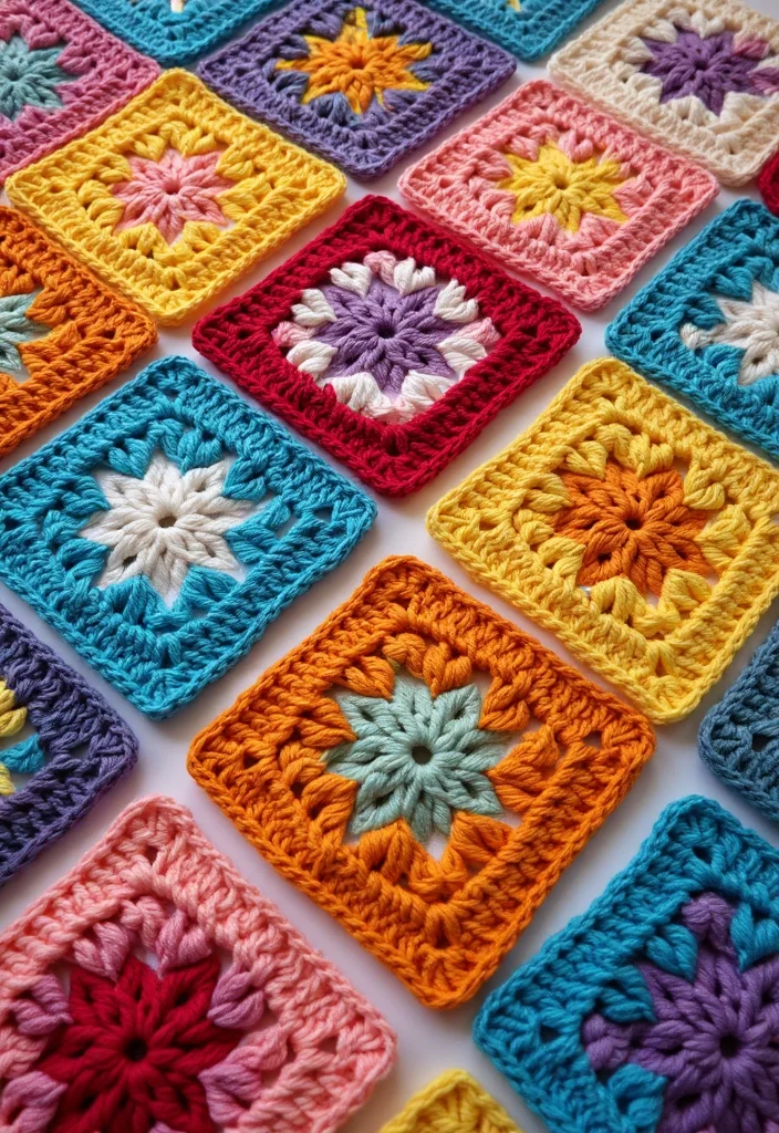 28 Beautiful Granny Square Crochet Pattern Diagram Ideas to Explore - 21. Zigzag Granny Square