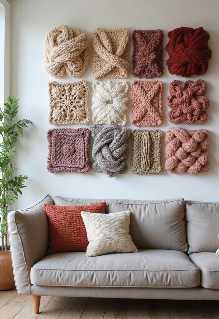 28 Detailed Crochet Tapestry Pattern Free Charts for Inspiring Projects - 21. Layered Textures: Crochet Panels