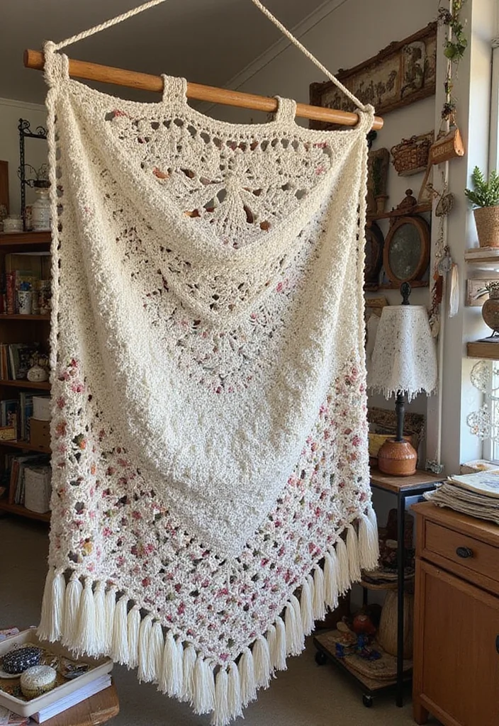 28 Detailed Crochet Tapestry Pattern Free Charts for Inspiring Projects - 25. Handcrafted Charm: Artisan Tapestry