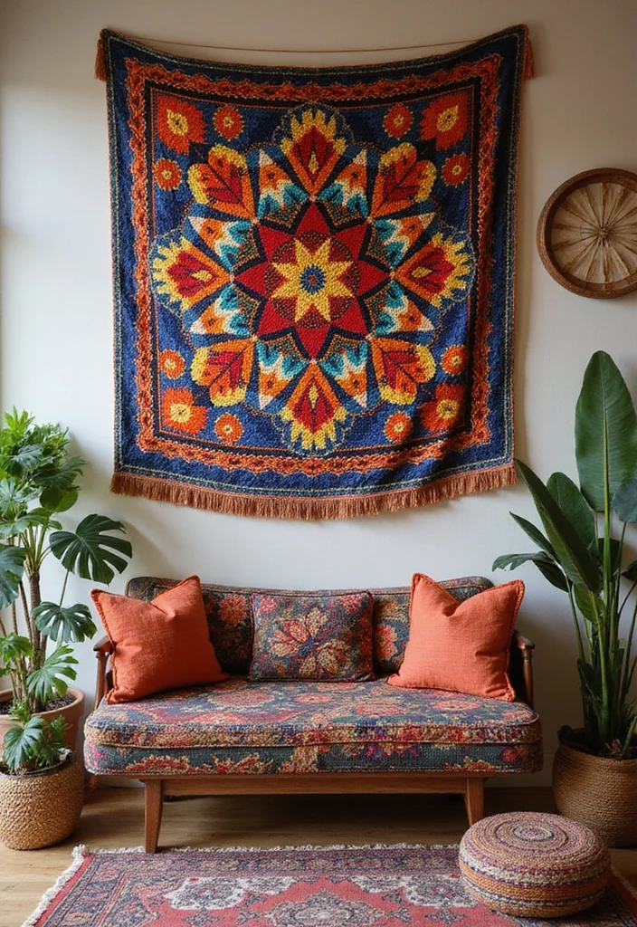 28 Detailed Crochet Tapestry Pattern Free Charts for Inspiring Projects - 6. Cultural Inspirations: Ethnic Patterns