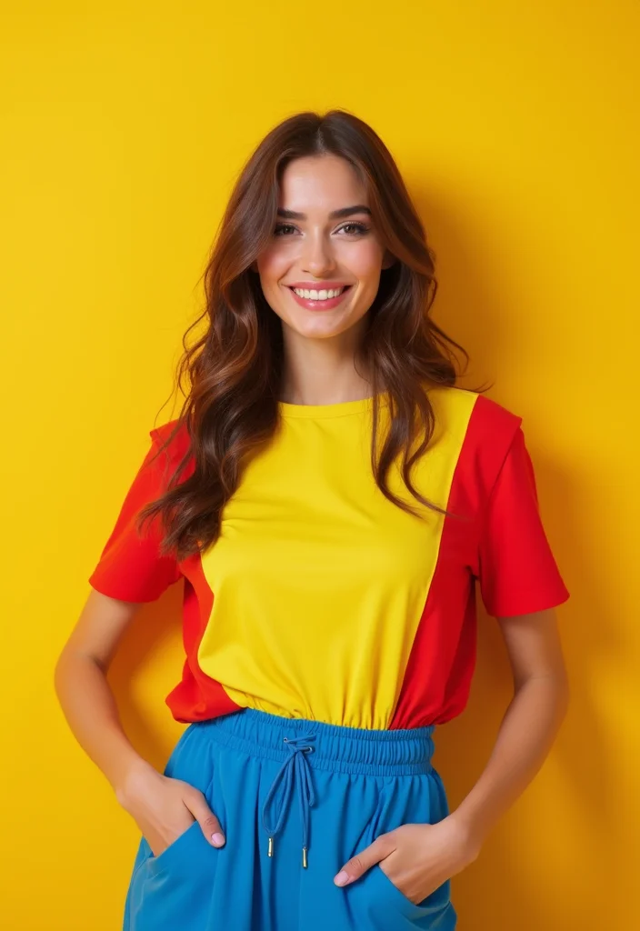 28 Trendy Crochet Tops Free Patterns for Everyday Wear - 20. Playful Colorblock Top