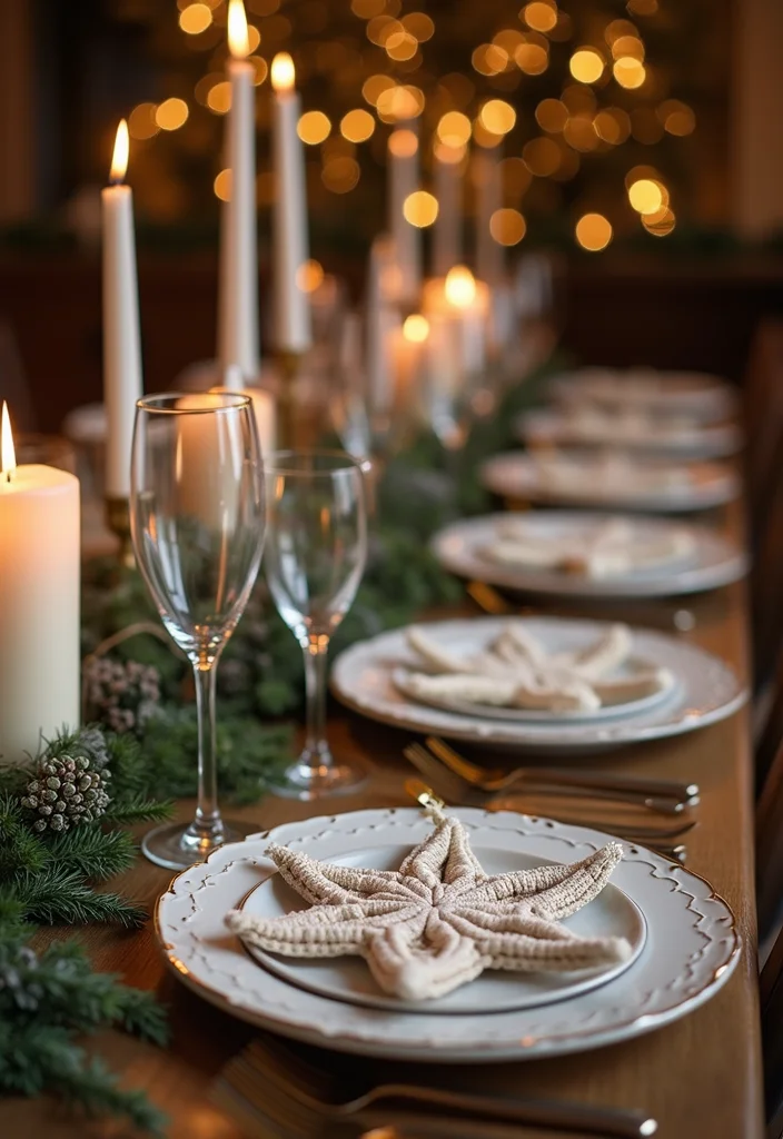 29 Sparkling Tips on How to Crochet a Star for Festive Crafts - 17. Use Stars for Table Decor