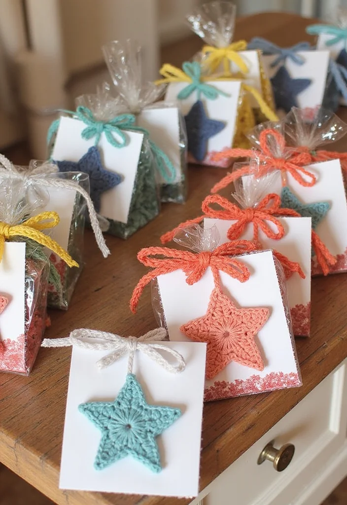 29 Sparkling Tips on How to Crochet a Star for Festive Crafts - 24. Make Star-Themed Party Favors