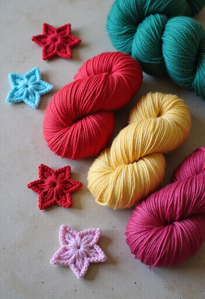 29 Sparkling Tips on How to Crochet a Star for Festive Crafts - 4. Use Color Combinations Wisely