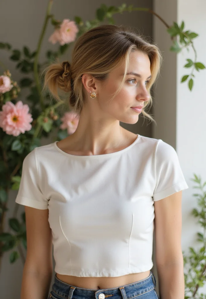 30 Breezy Crochet Summer Tops Free Patterns for Hot Days - 24. Classic Boat Neck Crop Top