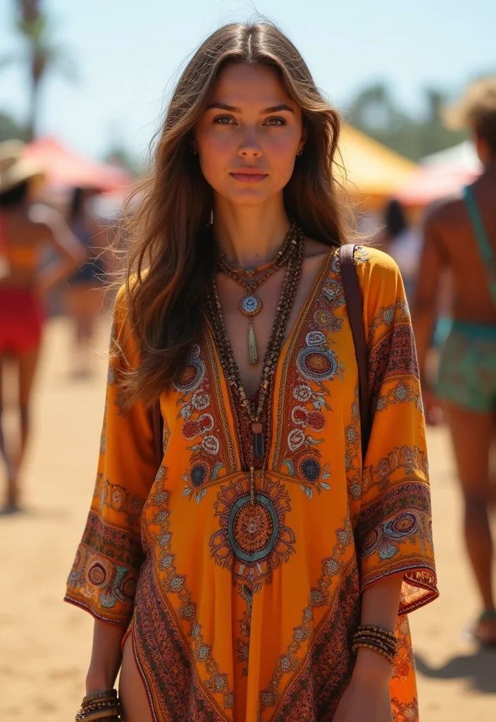 30 Breezy Crochet Summer Tops Free Patterns for Hot Days - 25. Free Spirit Tunic