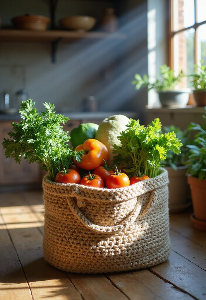 30 Chic Crochet Tote Bags Free Patterns You Can Make Fast - 2. The Grocery Getter