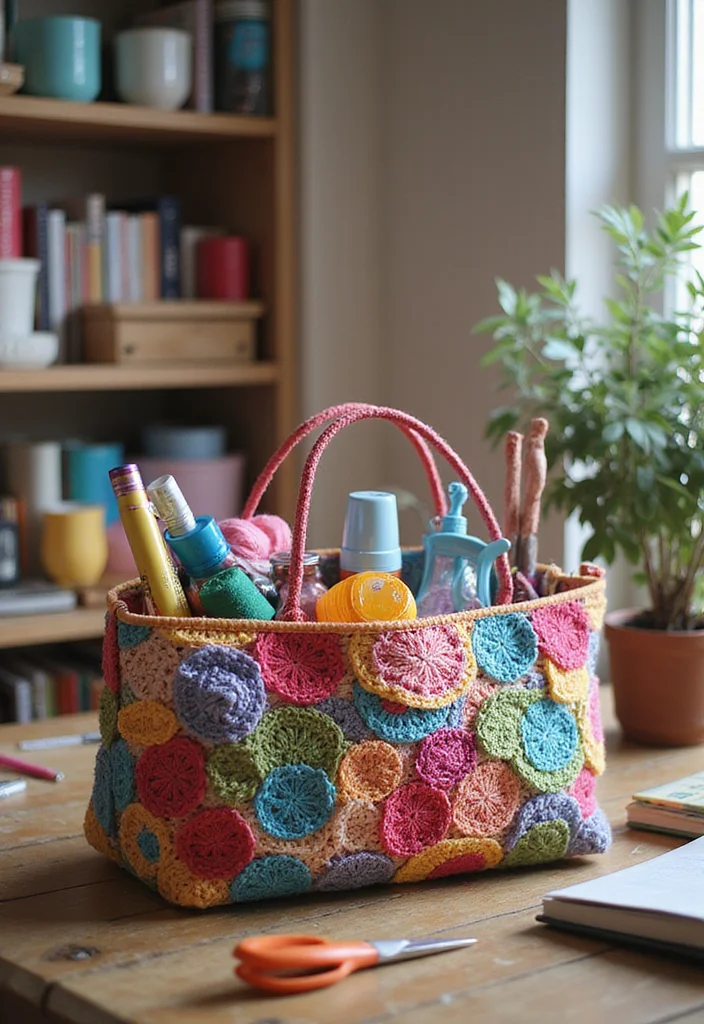 30 Chic Crochet Tote Bags Free Patterns You Can Make Fast - 25. Quick Utility Bag