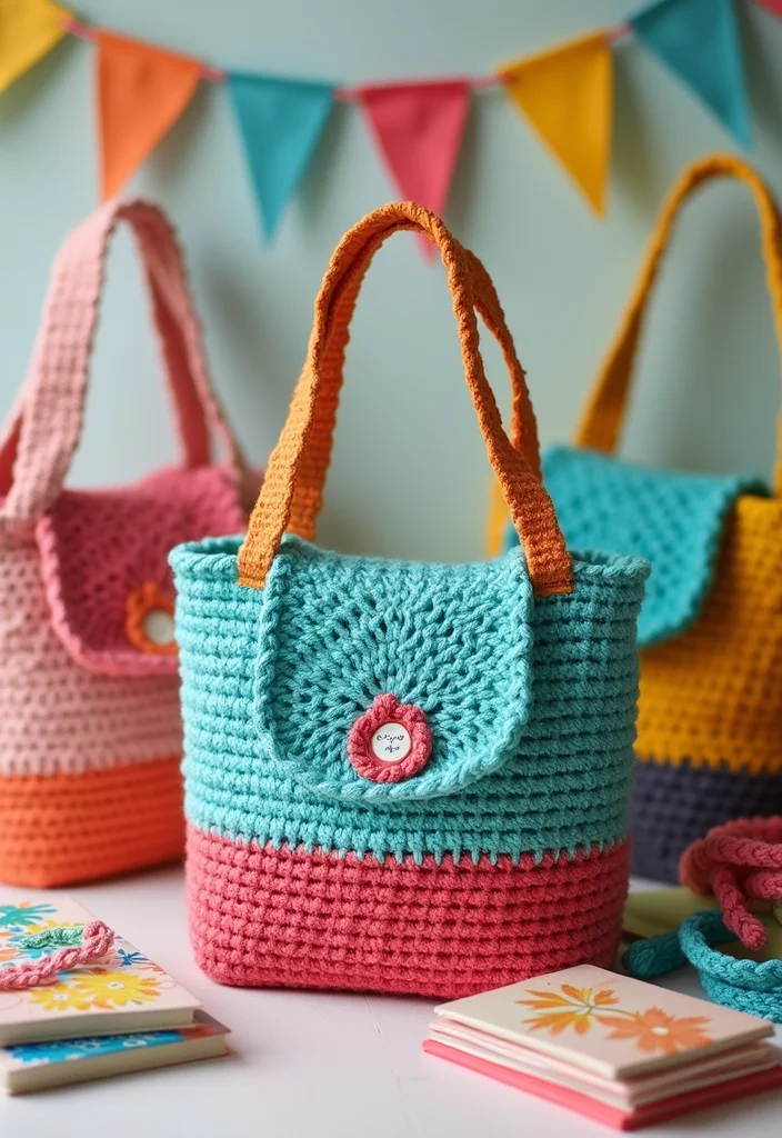30 Chic Crochet Tote Bags Free Patterns You Can Make Fast - 30. Seasonal Switch Tote