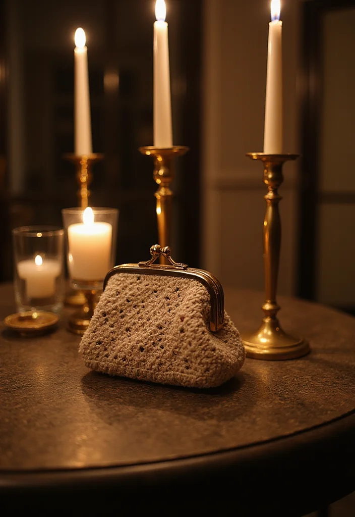 30 Chic Crochet Tote Bags Free Patterns You Can Make Fast - 7. Elegant Evening Bag