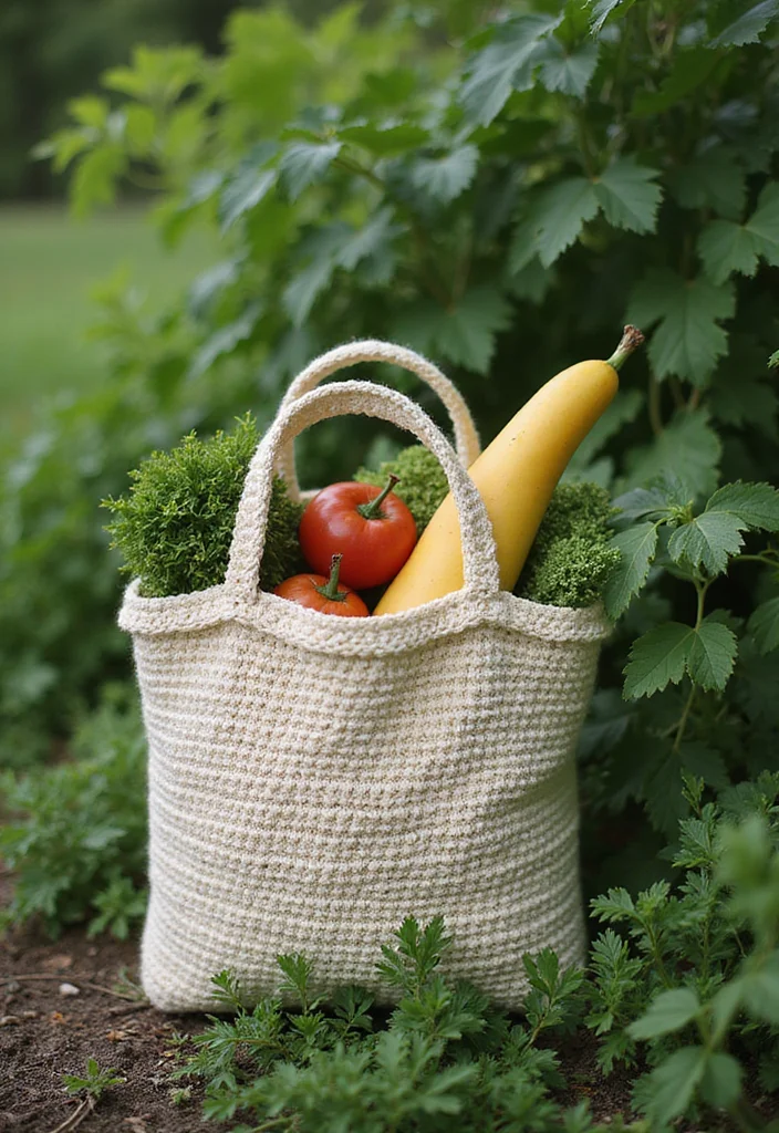 30 Chic Crochet Tote Bags Free Patterns You Can Make Fast - 9. Eco-Chic Tote