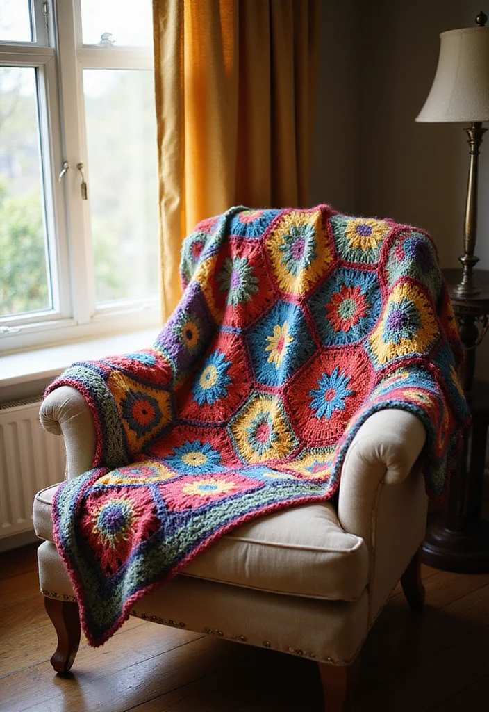 30 Classic Granny Square Crochet Pattern Ideas for Every Crocheter - 10. Granny Square Shawl