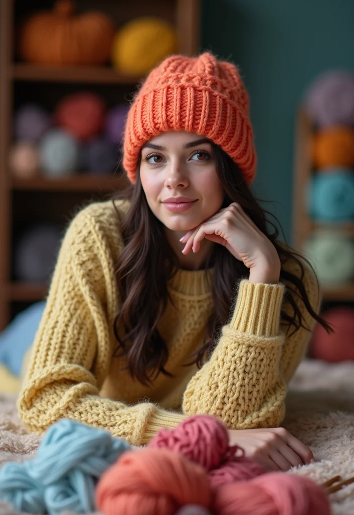 30 Cozy Crochet Hats Free Pattern Designs for All Ages - 1. Chunky Knit Beanie