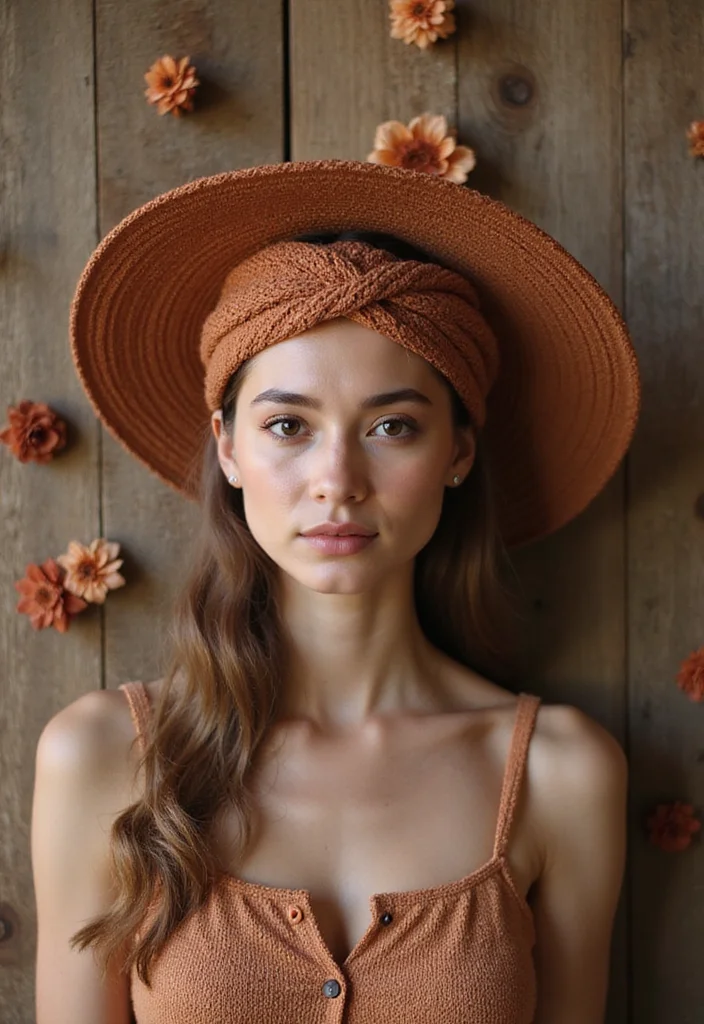 30 Cozy Crochet Hats Free Pattern Designs for All Ages - 10. Twisted Headband Hat