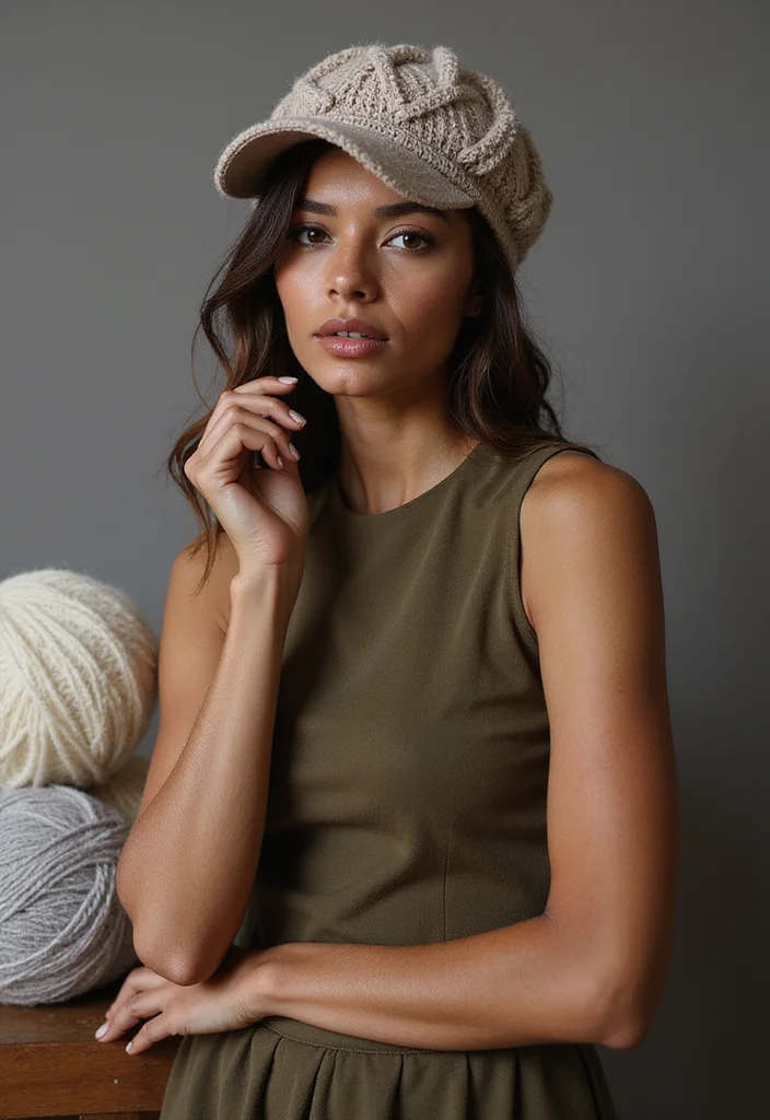 30 Cozy Crochet Hats Free Pattern Designs for All Ages - 18. Twist Pattern Hat