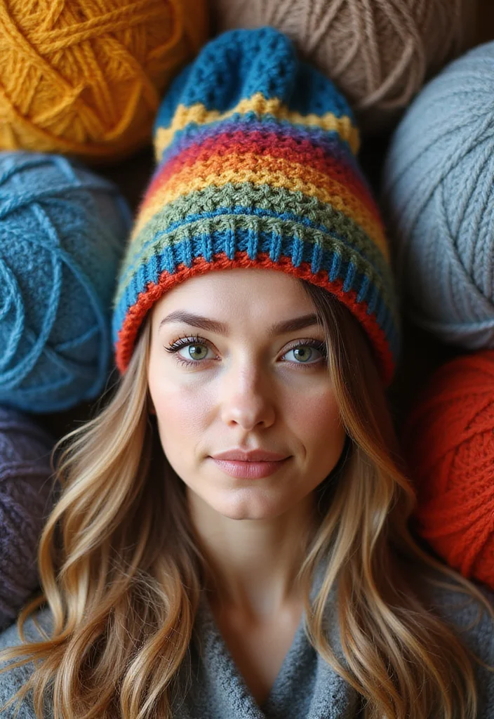 30 Cozy Crochet Hats Free Pattern Designs for All Ages - 19. Reversible Beanie