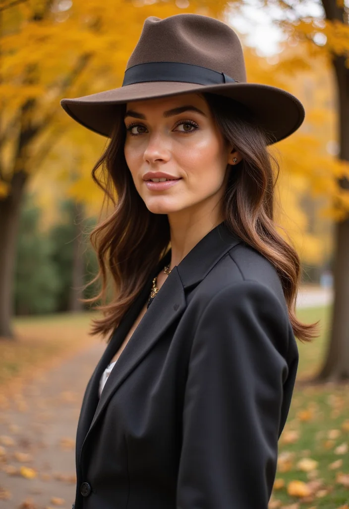 30 Cozy Crochet Hats Free Pattern Designs for All Ages - 29. Classic Fedora Hat