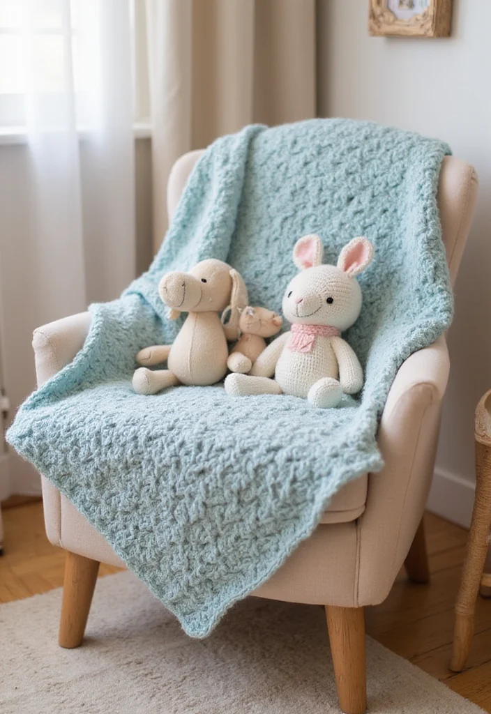 30 Easy Crochet Ideas for Beginners to Practice Your Skills - 15. Crochet Baby Blanket