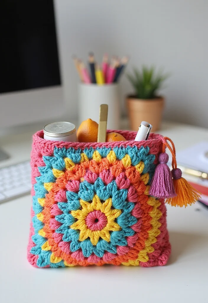 30 Easy Crochet Ideas for Beginners to Practice Your Skills - 21. Crochet Bag Pouch