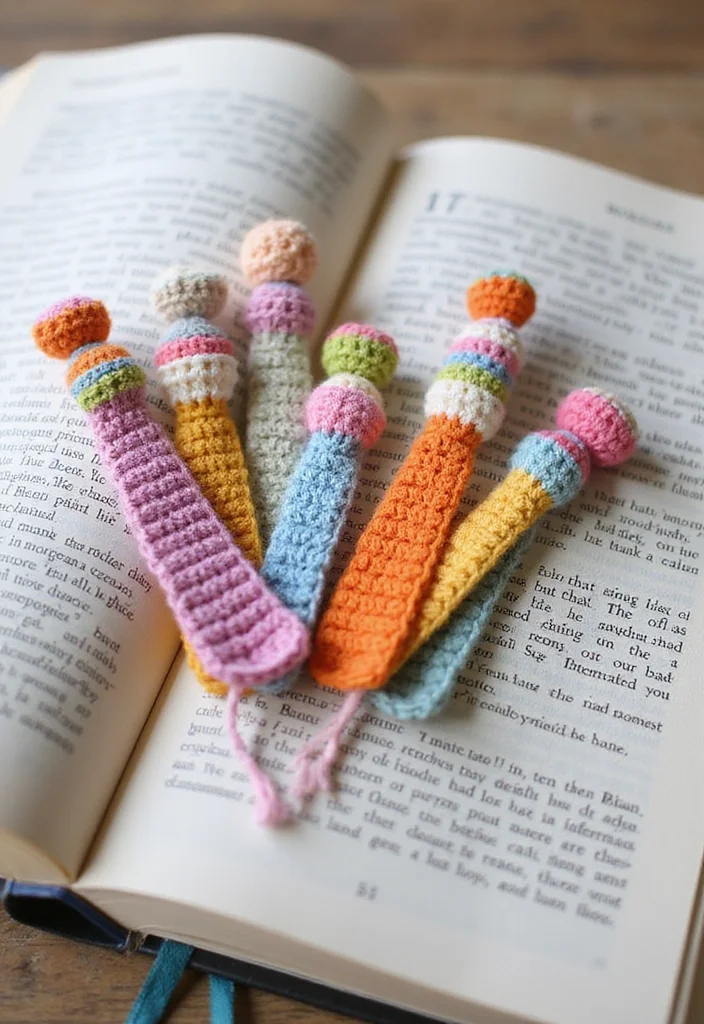 30 Easy Crochet Ideas for Beginners to Practice Your Skills - 23. Crochet Bookmarks