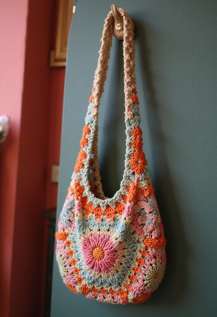 30 Easy Crochet Ideas for Beginners to Practice Your Skills - 24. Crochet Bag Strap