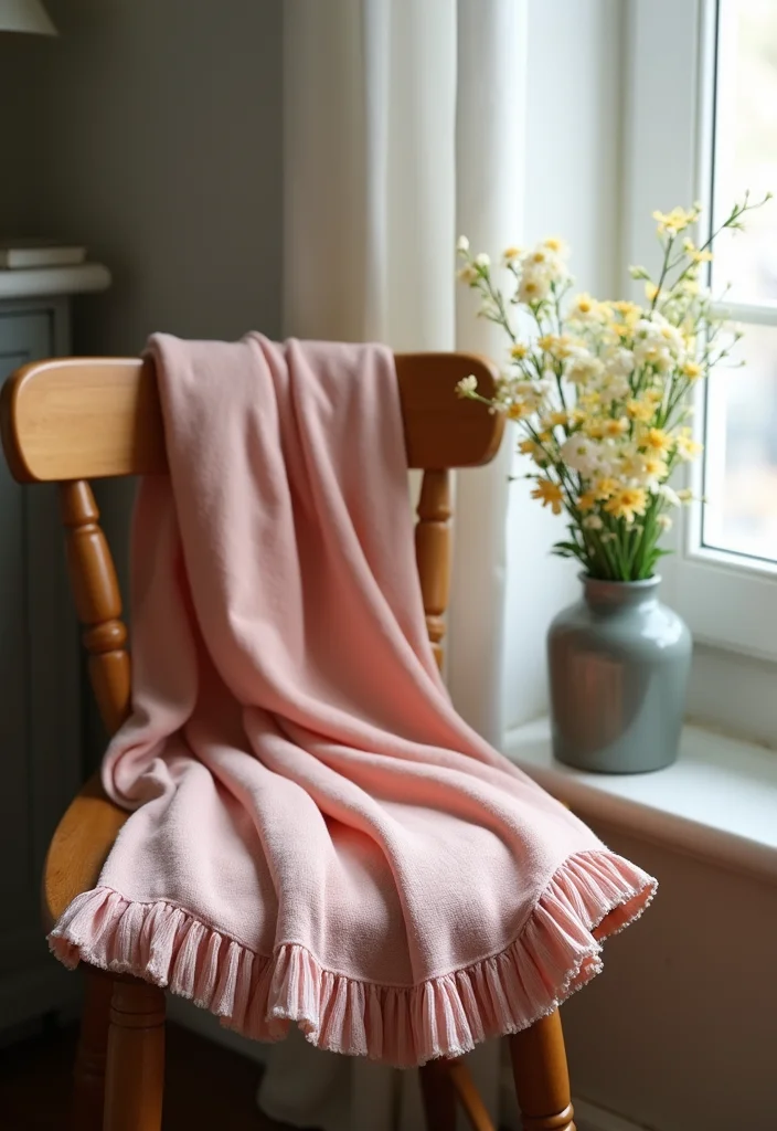 30 Elegant Crochet Scarf Pattern Free Designs Perfect for Gifts - 13. Ruffled Edge Scarf