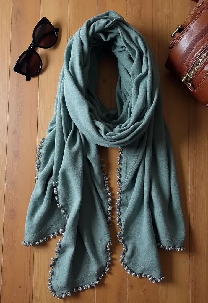 30 Elegant Crochet Scarf Pattern Free Designs Perfect for Gifts - 19. Asymmetrical Shawl Scarf