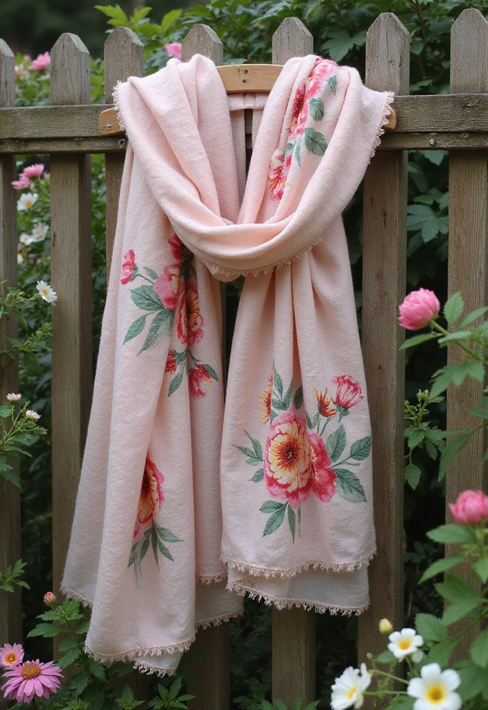 30 Elegant Crochet Scarf Pattern Free Designs Perfect for Gifts - 6. Flower Accented Scarf