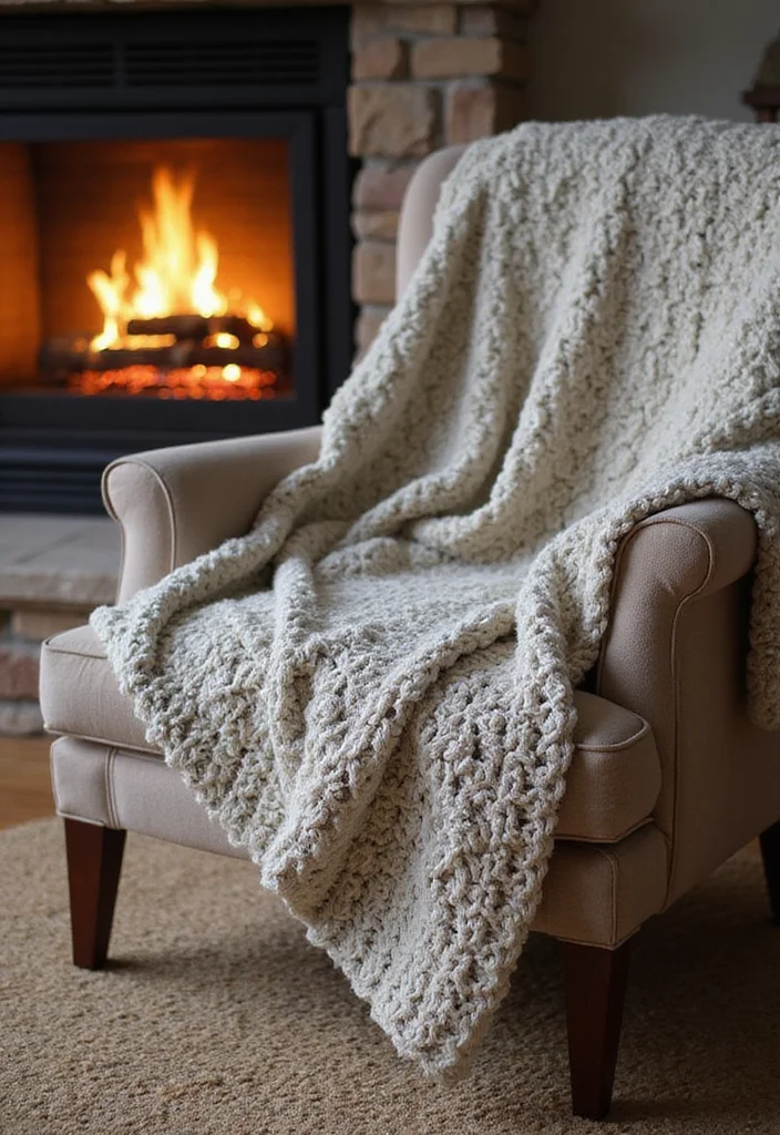30 Free Crochet Patterns for Afghans You’ll Want to Start Now - 15. The Cozy Chunky Blanket