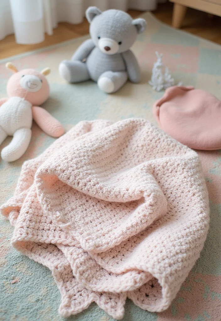 30 Free Crochet Patterns for Afghans You’ll Want to Start Now - 27. The Soft Baby Afghan